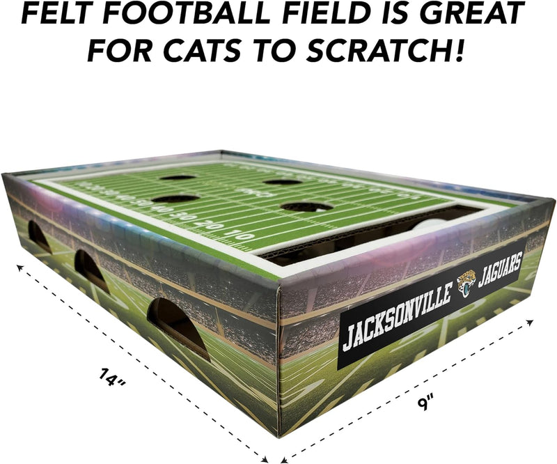 Jacksonville Jaguars Football Stadium Cat Scratcher Toy