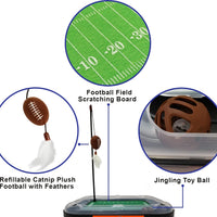 MO Tigers Football Cat Scratcher Toy