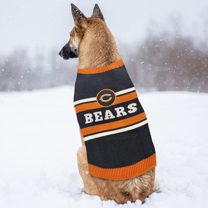 Chicago Bears Colorblock Pet Sweater