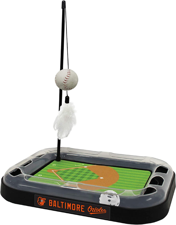 Baltimore Orioles Baseball Cat Scratcher Toy