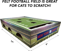 New York Giants Football Stadium Cat Scratcher Toy