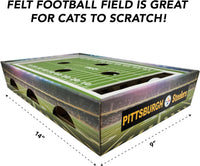 Pittsburgh Steelers Football Stadium Cat Scratcher Toy