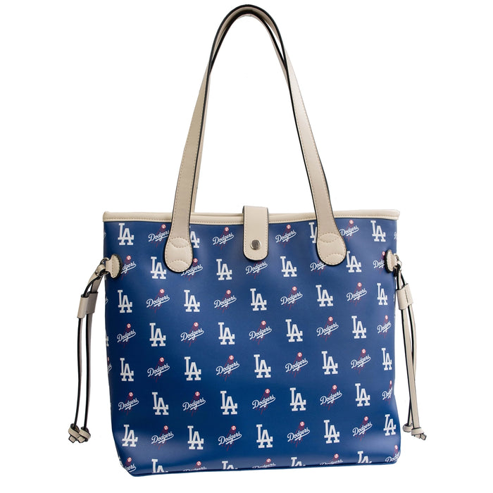 Los Angeles Dodgers Patterned Tote Handbag