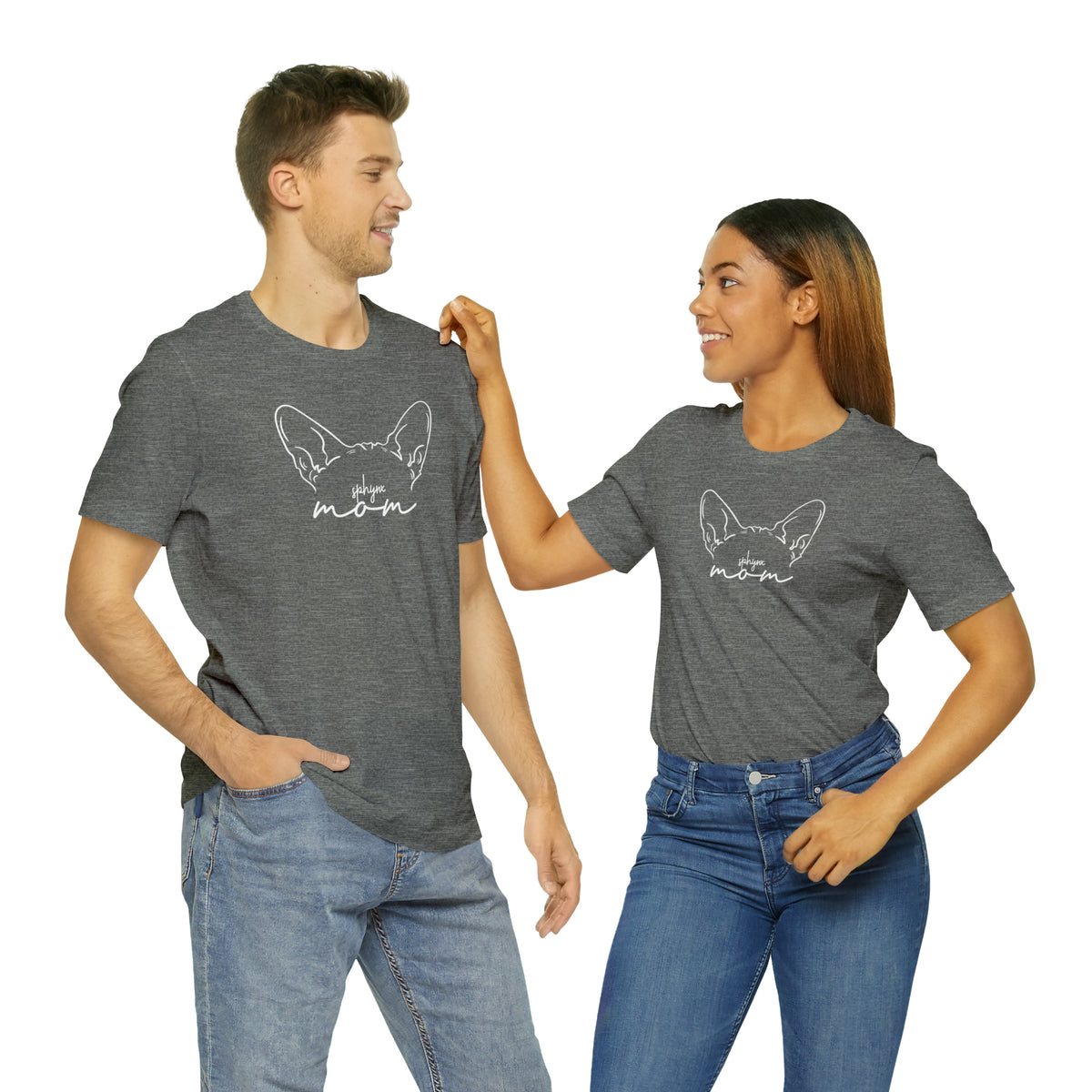 Sphynx Cat Mom Short Sleeve Tee