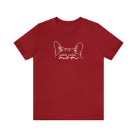 American Wire Hair Cat Mom Short Sleeve Tee