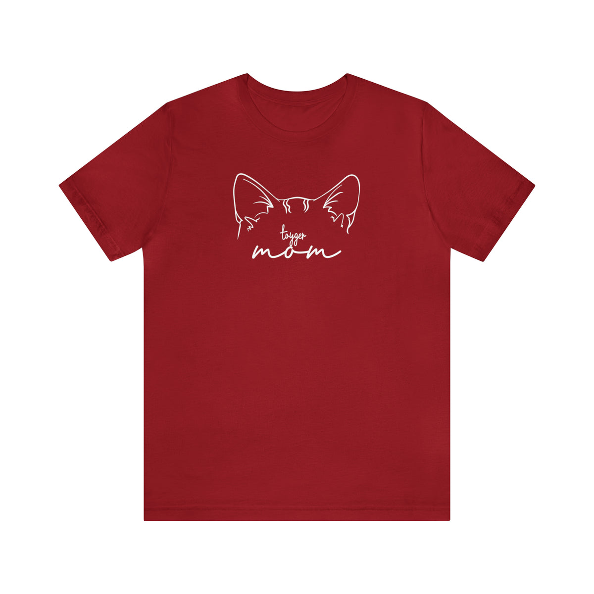 Toyger Cat Mom Short Sleeve Tee