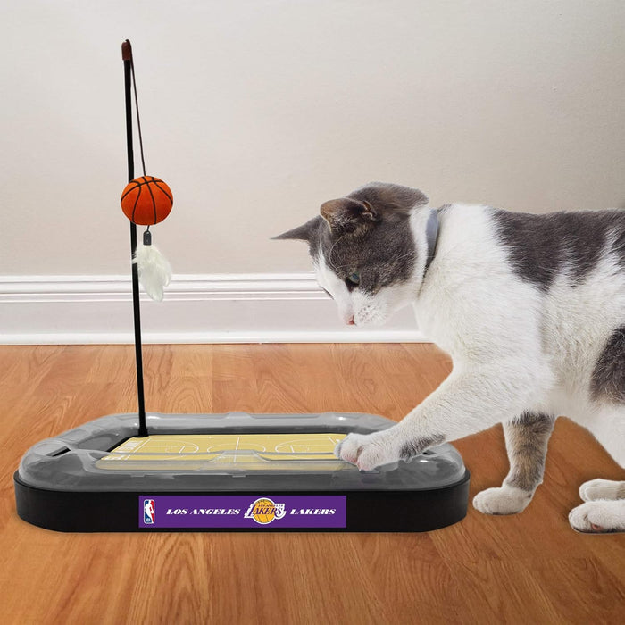 Los Angeles Lakers Basketball Cat Scratcher Toy