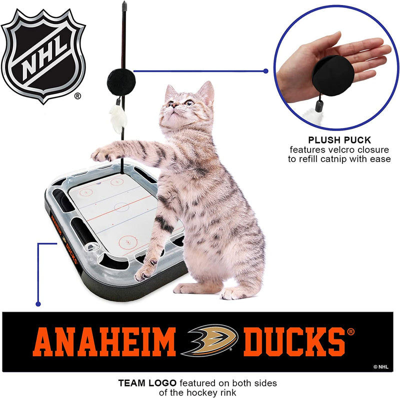 Anaheim Ducks Hockey Rink Cat Scratcher Toy