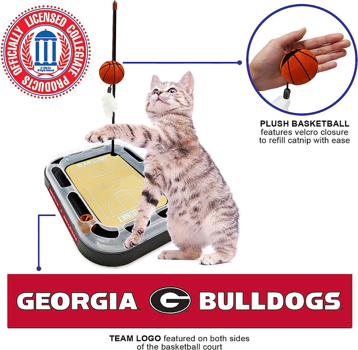 GA Bulldogs Basketball Cat Scratcher Toy