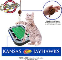 KS Jayhawks Football Cat Scratcher Toy