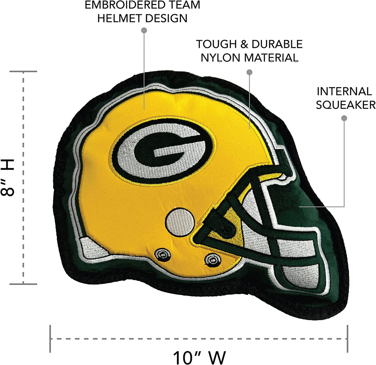 Green Bay Packers Helmet Tough Toys
