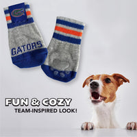 FL Gators Anti-Slip Dog Socks