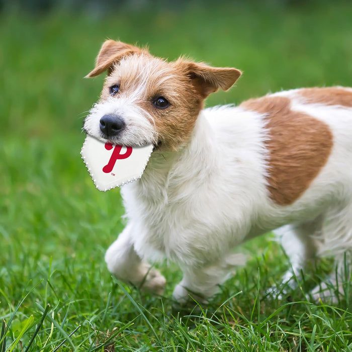 Philadelphia Phillies Hard Nylon Home Plate Chew Toy