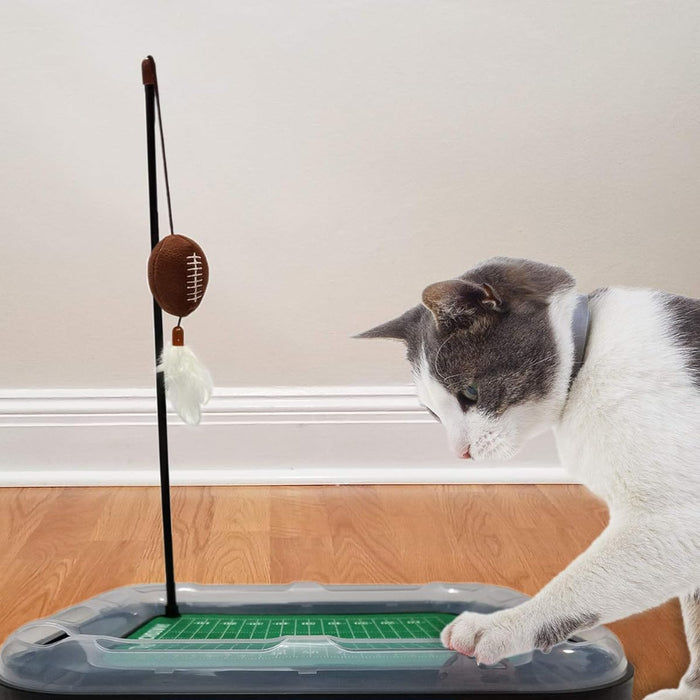 NE Cornhuskers Football Cat Scratcher Toy