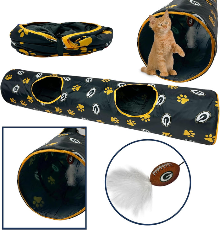 Green Bay Packers Cat Tunnel Toy