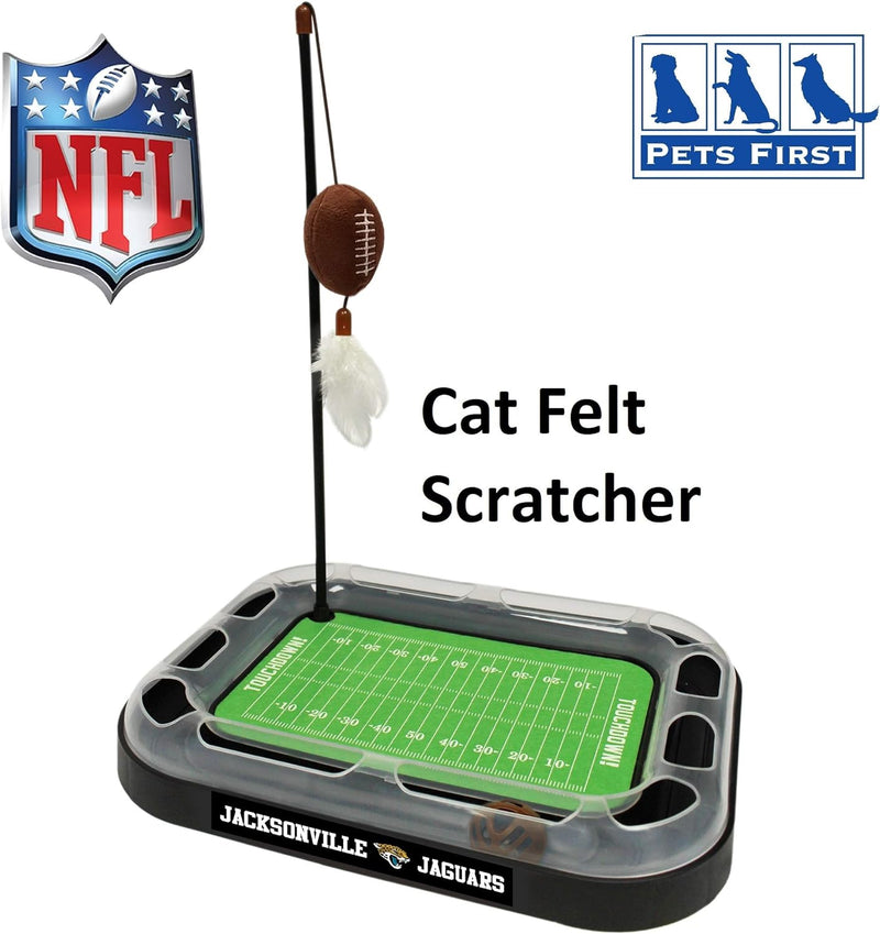 Jacksonville Jaguars Football Cat Scratcher Toy