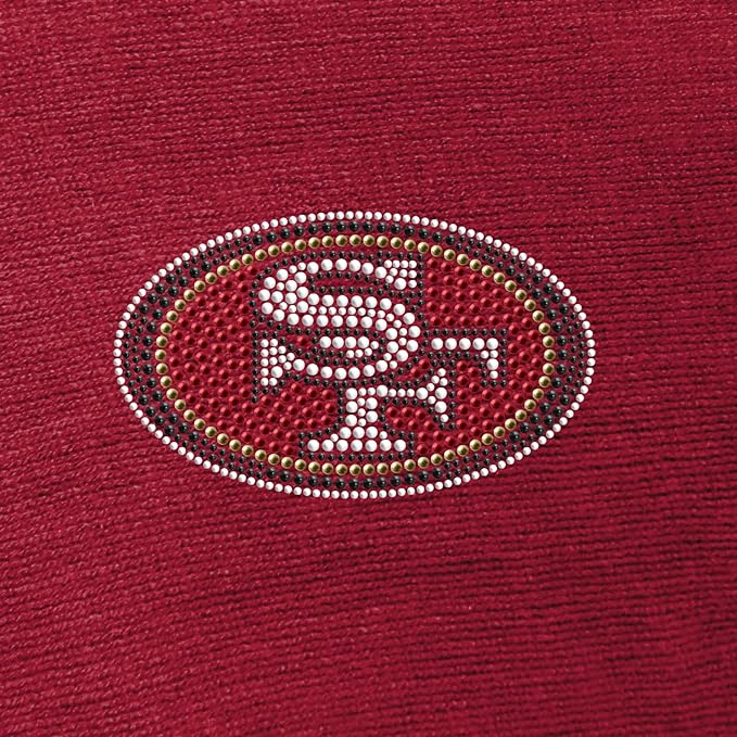 San Francisco 49ers Crystal Knit Poncho