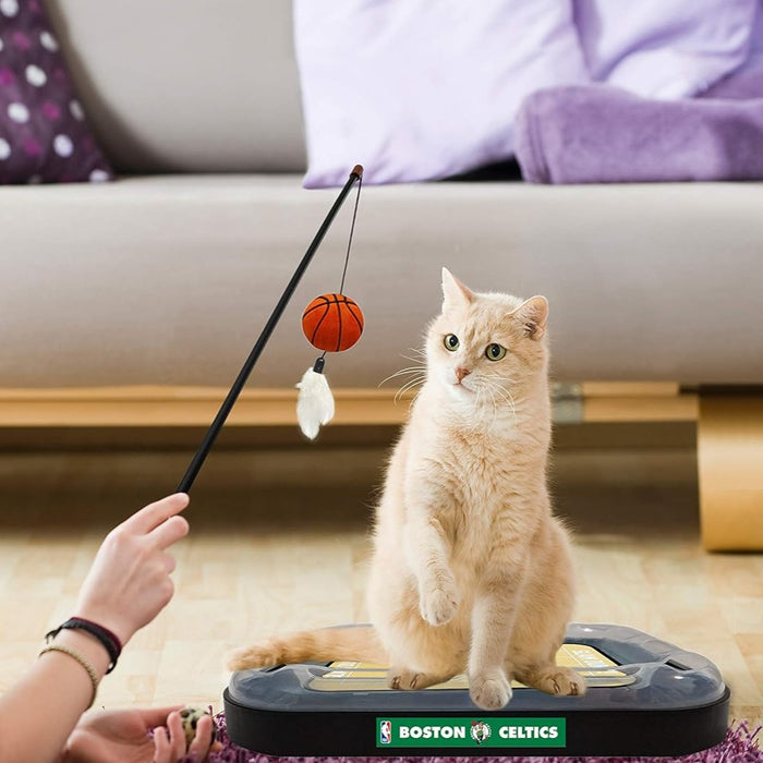 Boston Celtics Basketball Cat Scratcher Toy