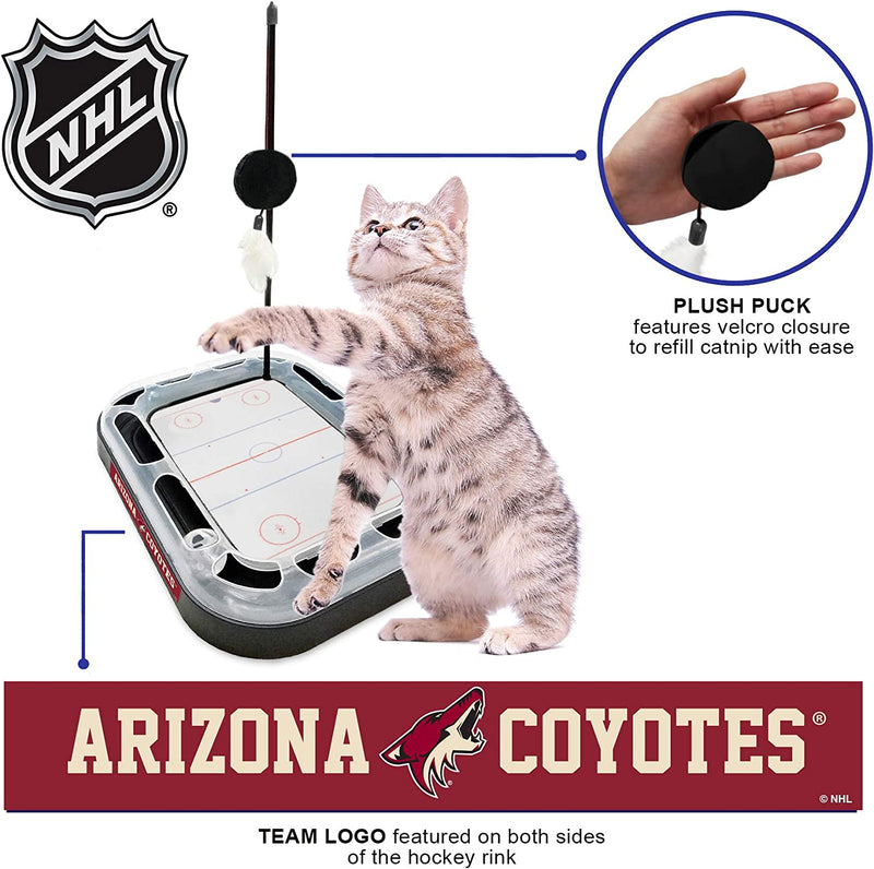 AZ Coyotes Hockey Rink Cat Scratcher Toy