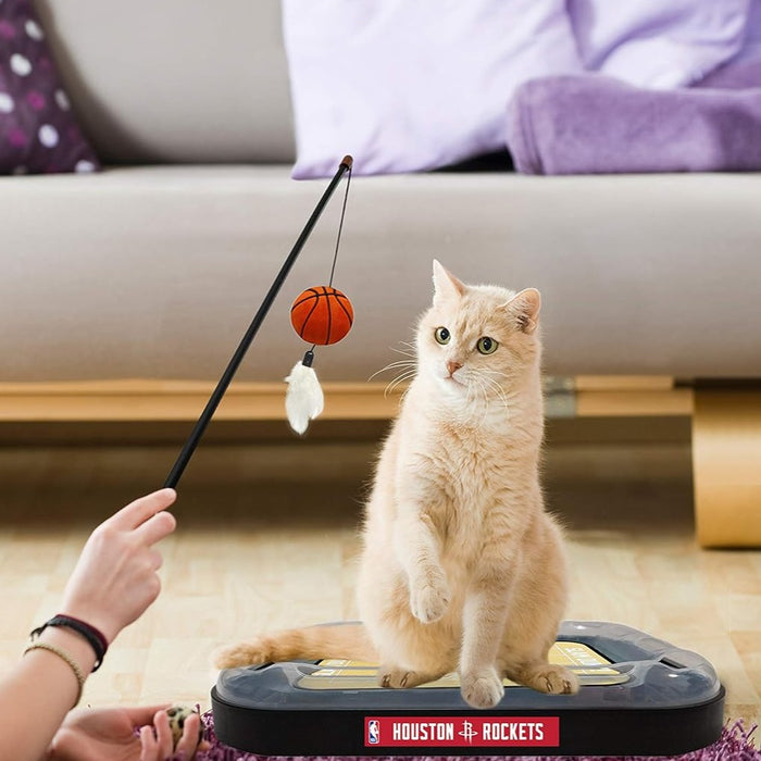 Houston Rockets Basketball Cat Scratcher Toy