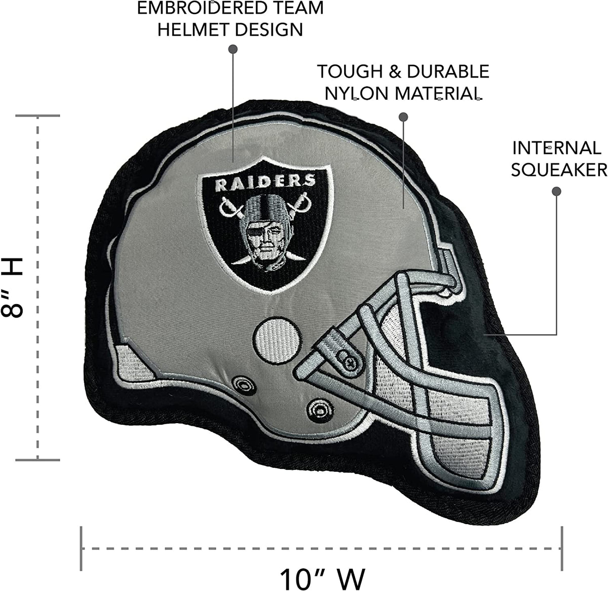Las Vegas Raiders Helmet Tough Toys