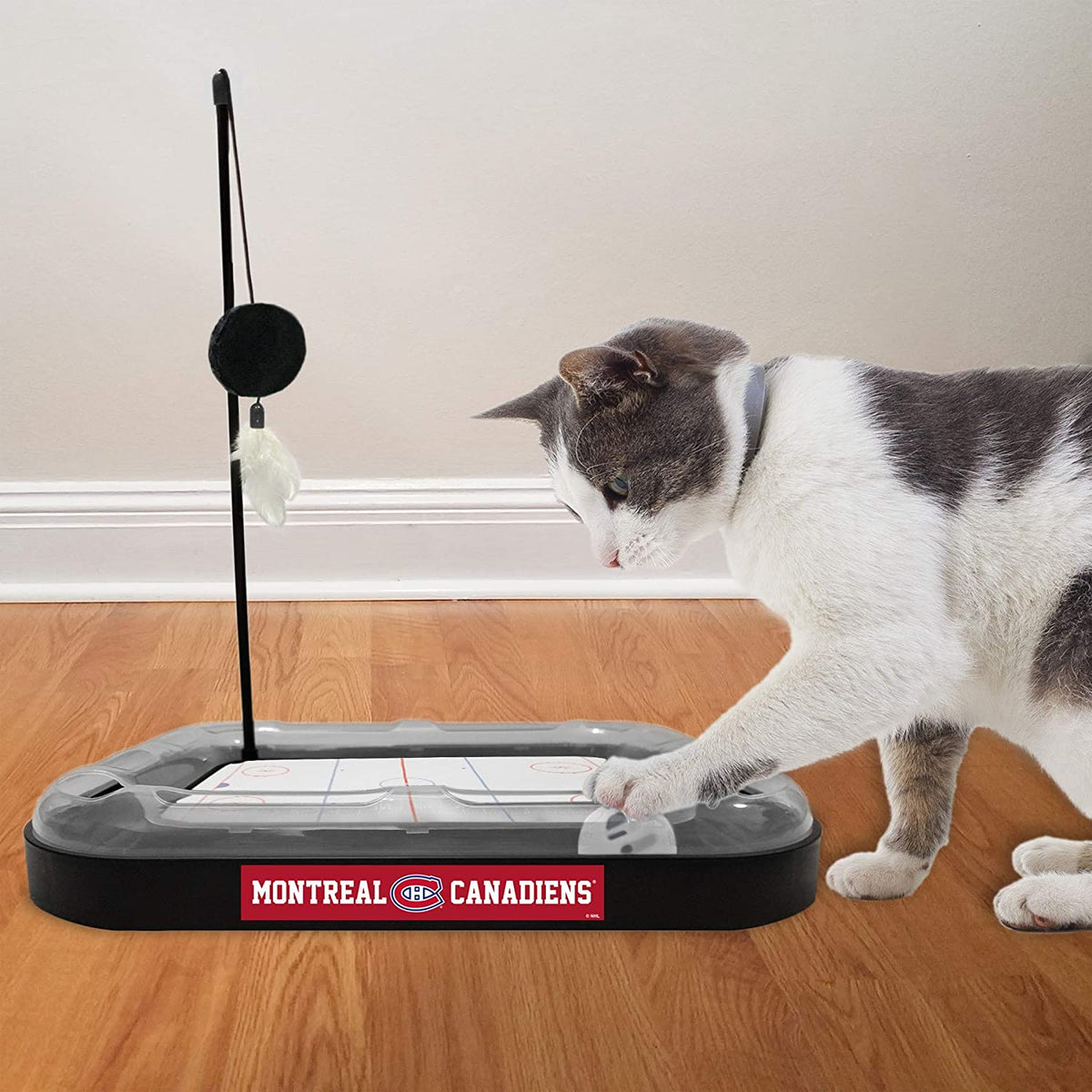 Montreal Canadiens Hockey Rink Cat Scratcher Toy