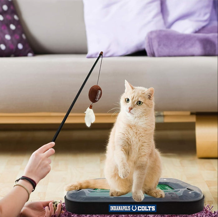 Indianapolis Colts Football Cat Scratcher Toy