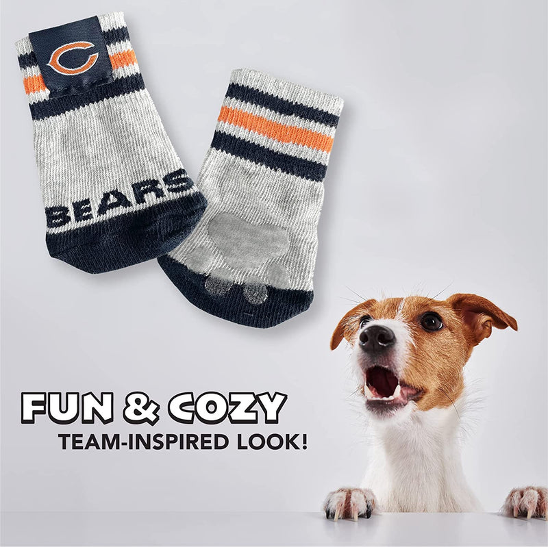 Chicago Bears Anti-Slip Dog Socks