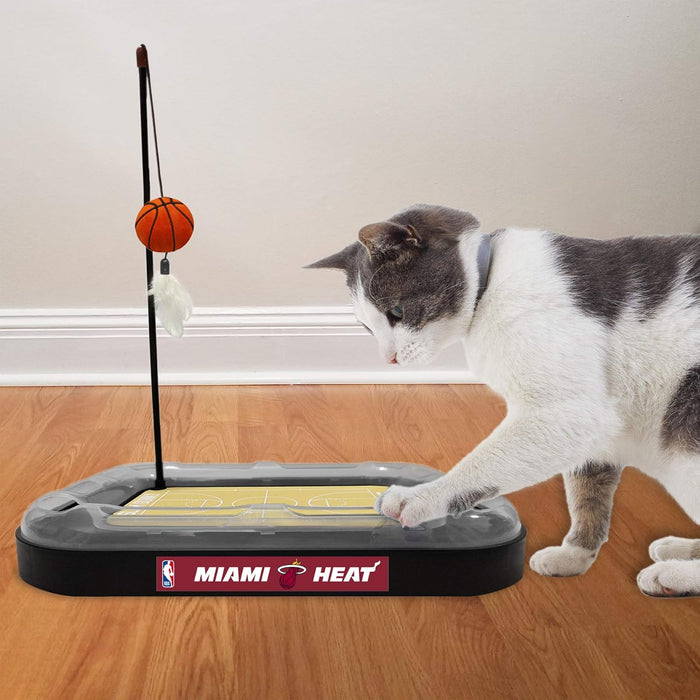 Miami Heat Basketball Cat Scratcher Toy