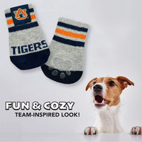 Auburn Tigers Anti-Slip Dog Socks