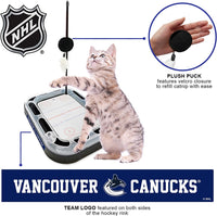 Vancouver Canucks Hockey Rink Cat Scratcher Toy