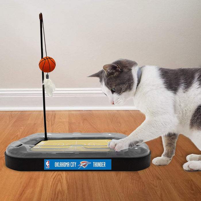 Oklahoma City Thunder Basketball Cat Scratcher Toy