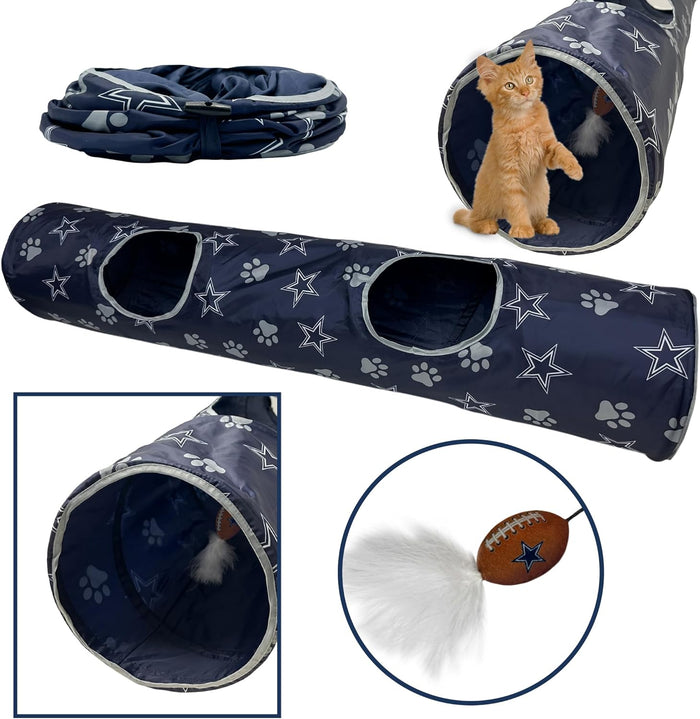 Dallas Cowboys Cat Tunnel Toy