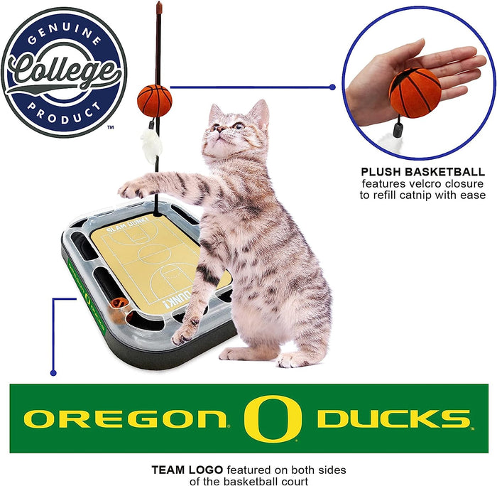 OR Ducks Basketball Cat Scratcher Toy