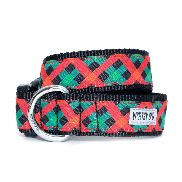 Holiday Check Collection Dog Collar or Leads