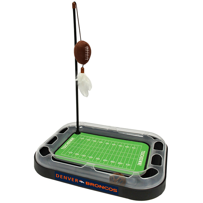 Denver Broncos Football Cat Scratcher Toy