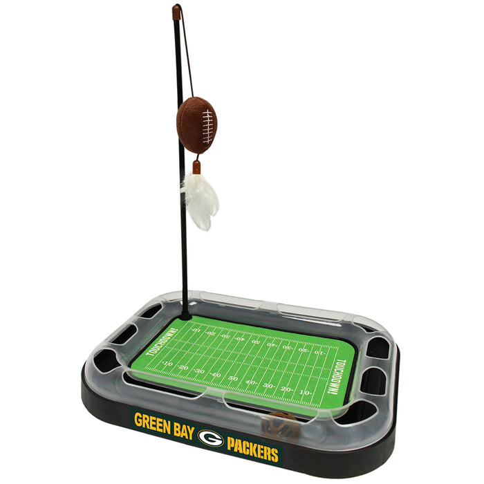 Green Bay Packers Football Cat Scratcher Toy