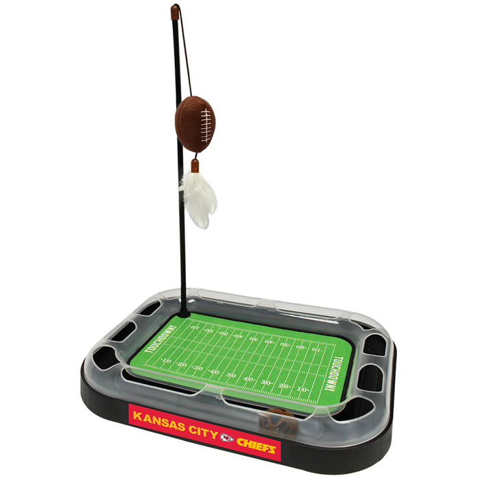 Kansas City Chiefs Football Cat Scratcher Toy