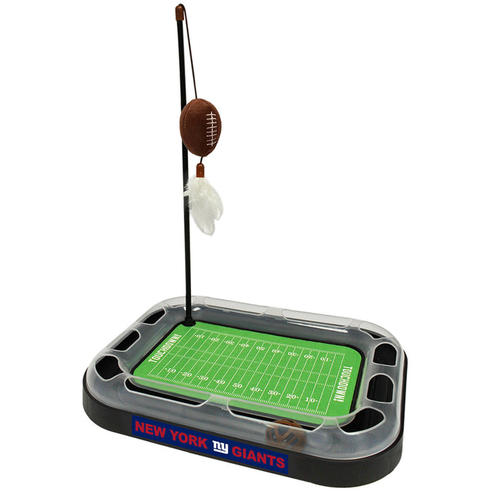 New York Giants Football Cat Scratcher Toy