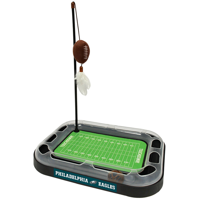 Philadelphia Eagles Football Cat Scratcher Toy