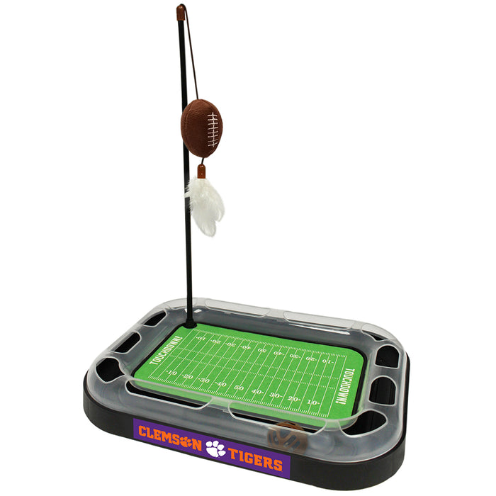 Clemson Tigers Football Cat Scratcher Toy