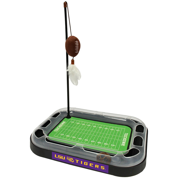 LSU Tigers Football Cat Scratcher Toy