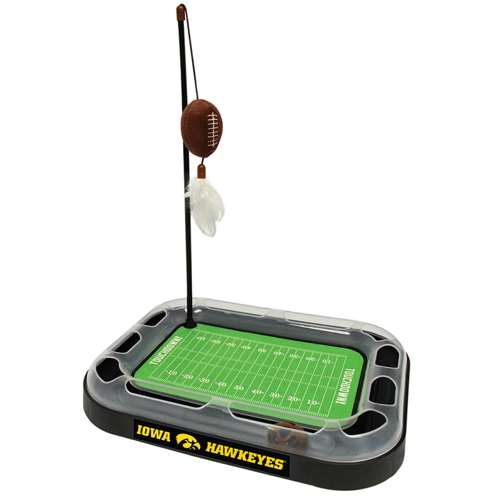 IA Hawkeyes Football Cat Scratcher Toy