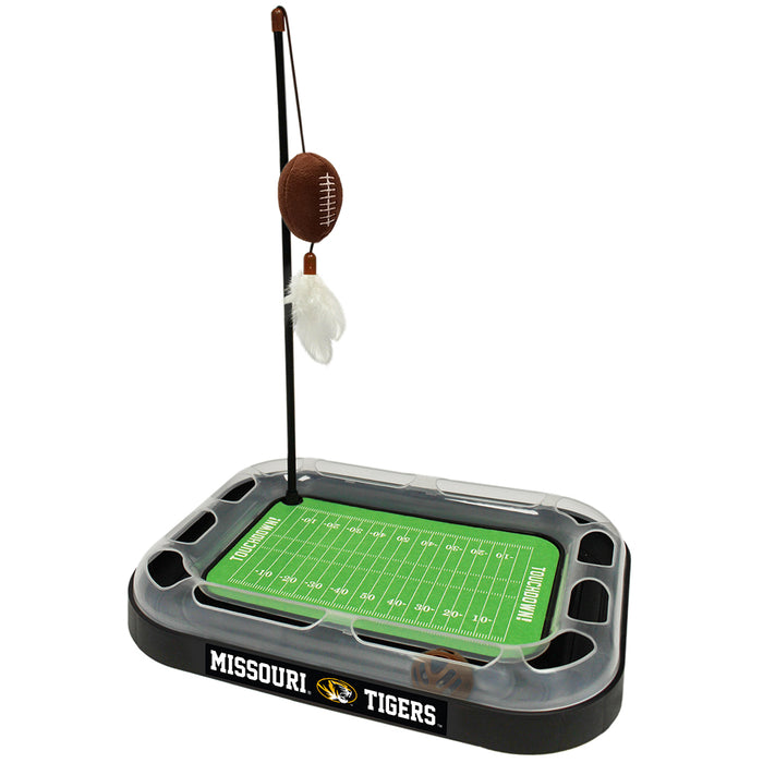 MO Tigers Football Cat Scratcher Toy