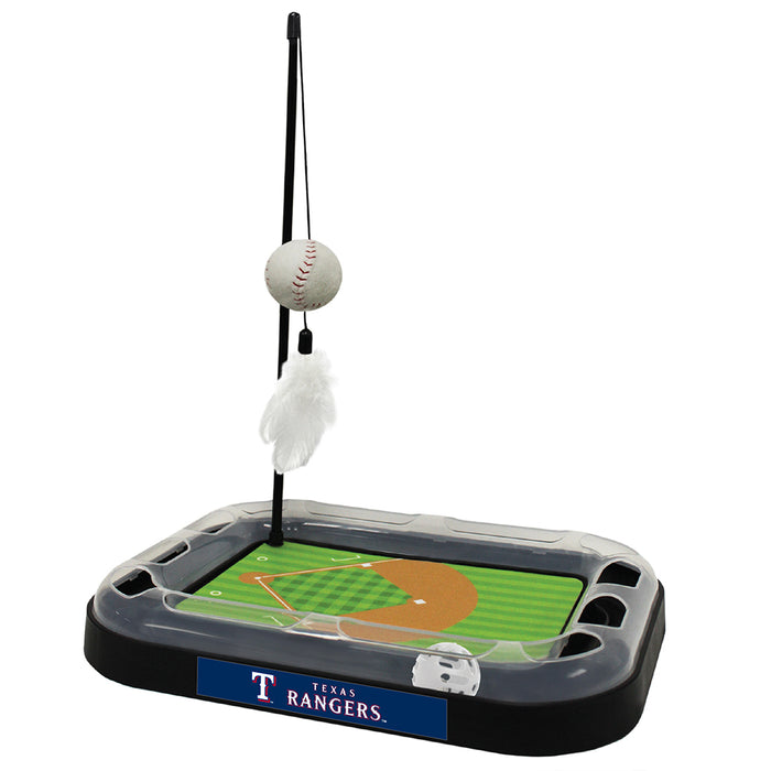 Texas Rangers Baseball Cat Scratcher Toy
