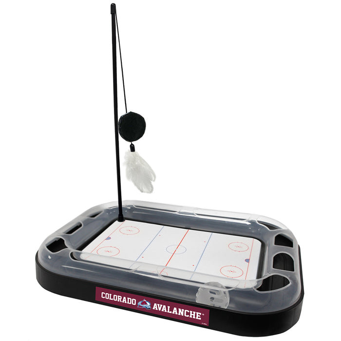 CO Avalanche Hockey Rink Cat Scratcher Toy