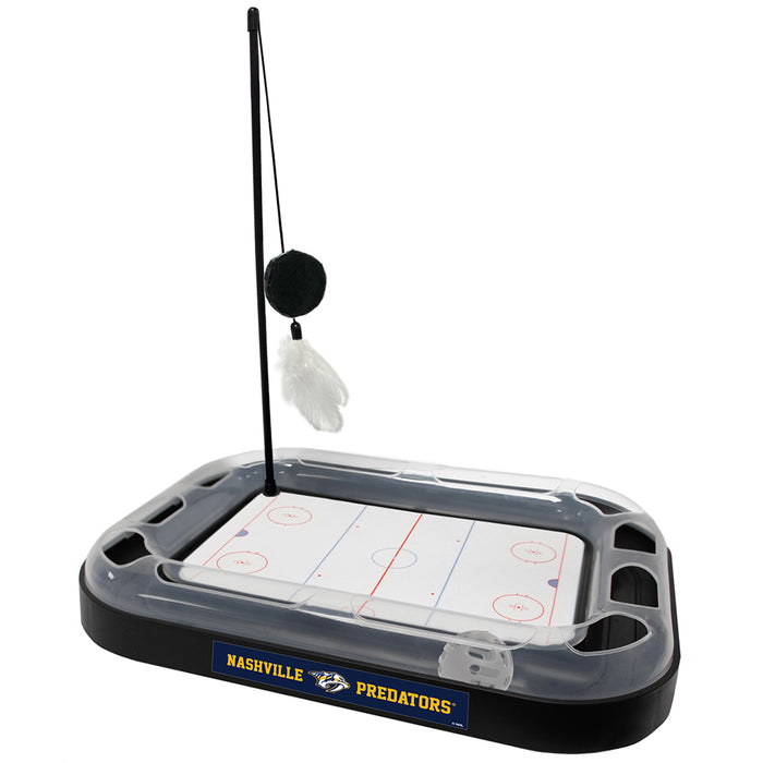 Nashville Predators Hockey Rink Cat Scratcher Toy