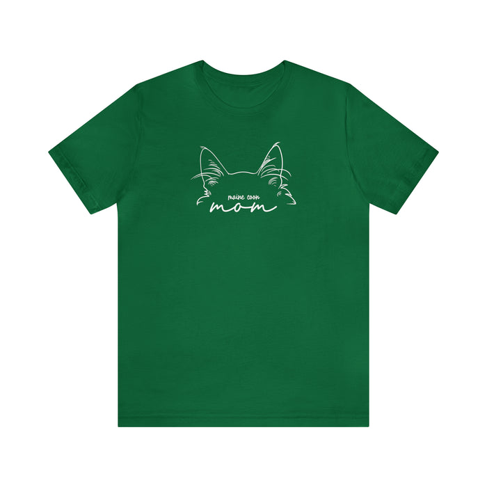 Maine Coon Cat Mom Short Sleeve Tee