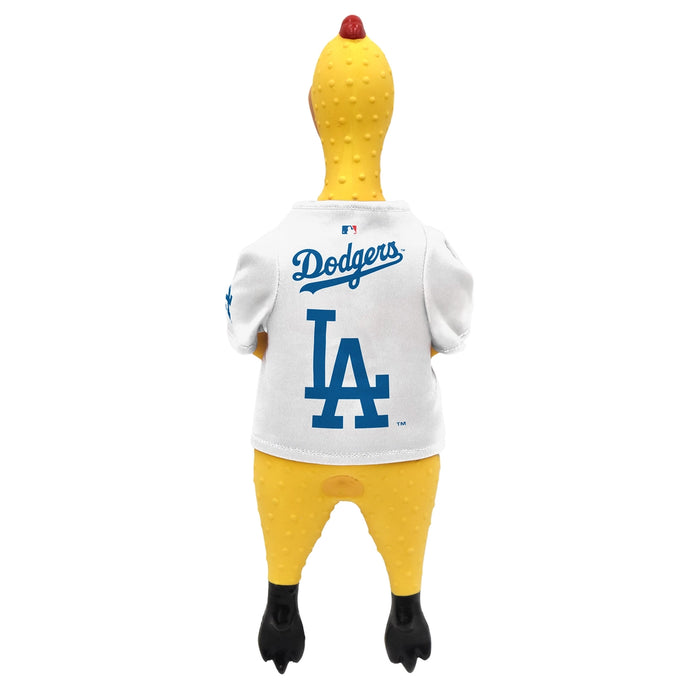 Los Angeles Dodgers Rubber Chicken Pet Toy