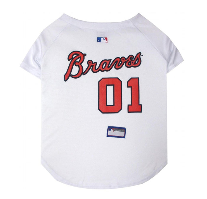 Atlanta Braves Pet Jersey - 3 Red Rovers